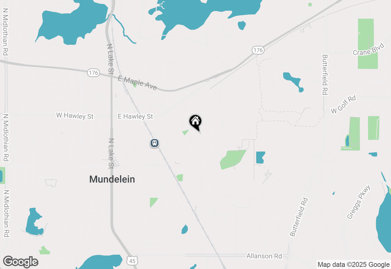 Map of 261 N Shaddle Avenue, Mundelein, IL 60060
