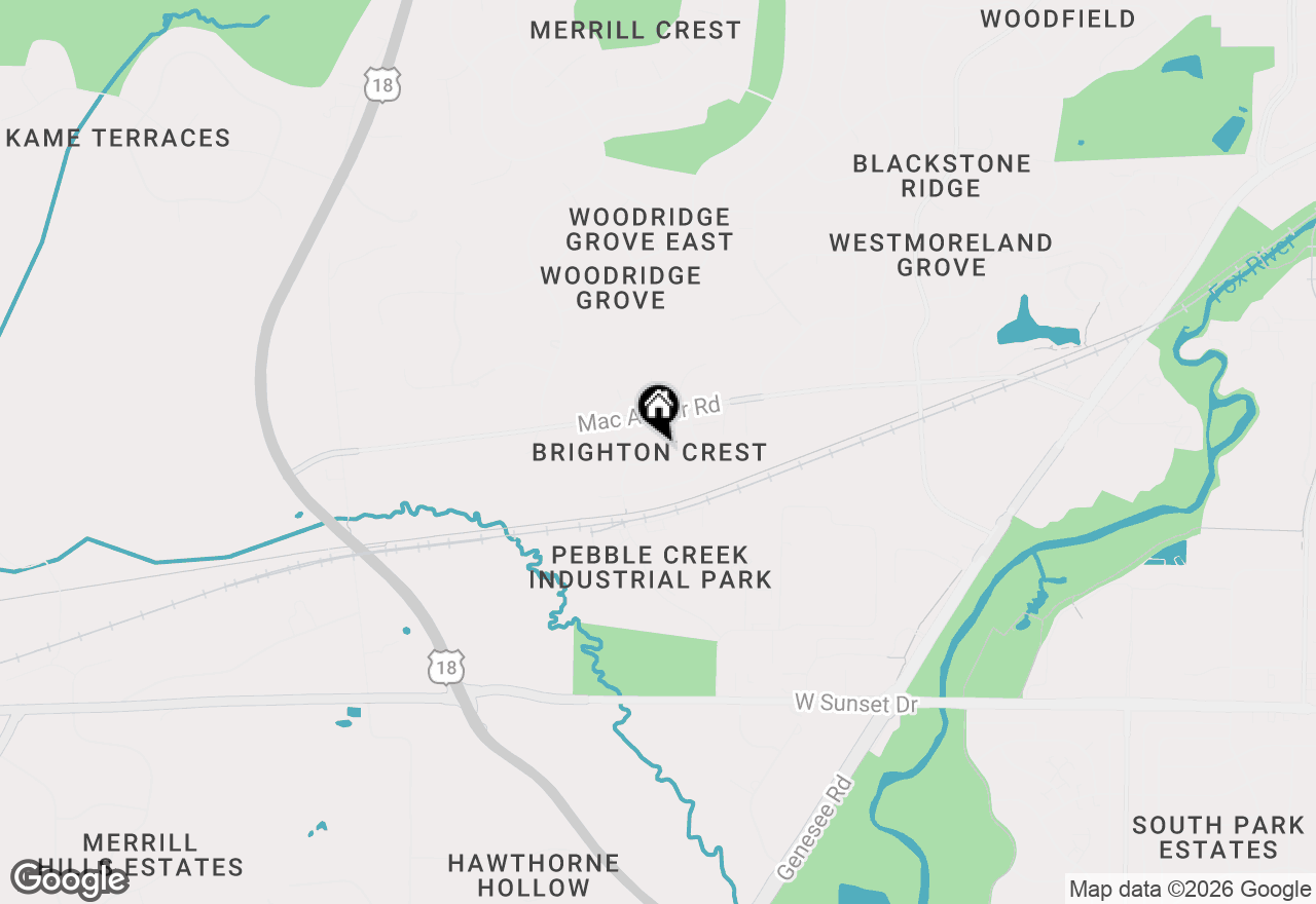 Map of 2722 Field Dr, Waukesha, WI 53188