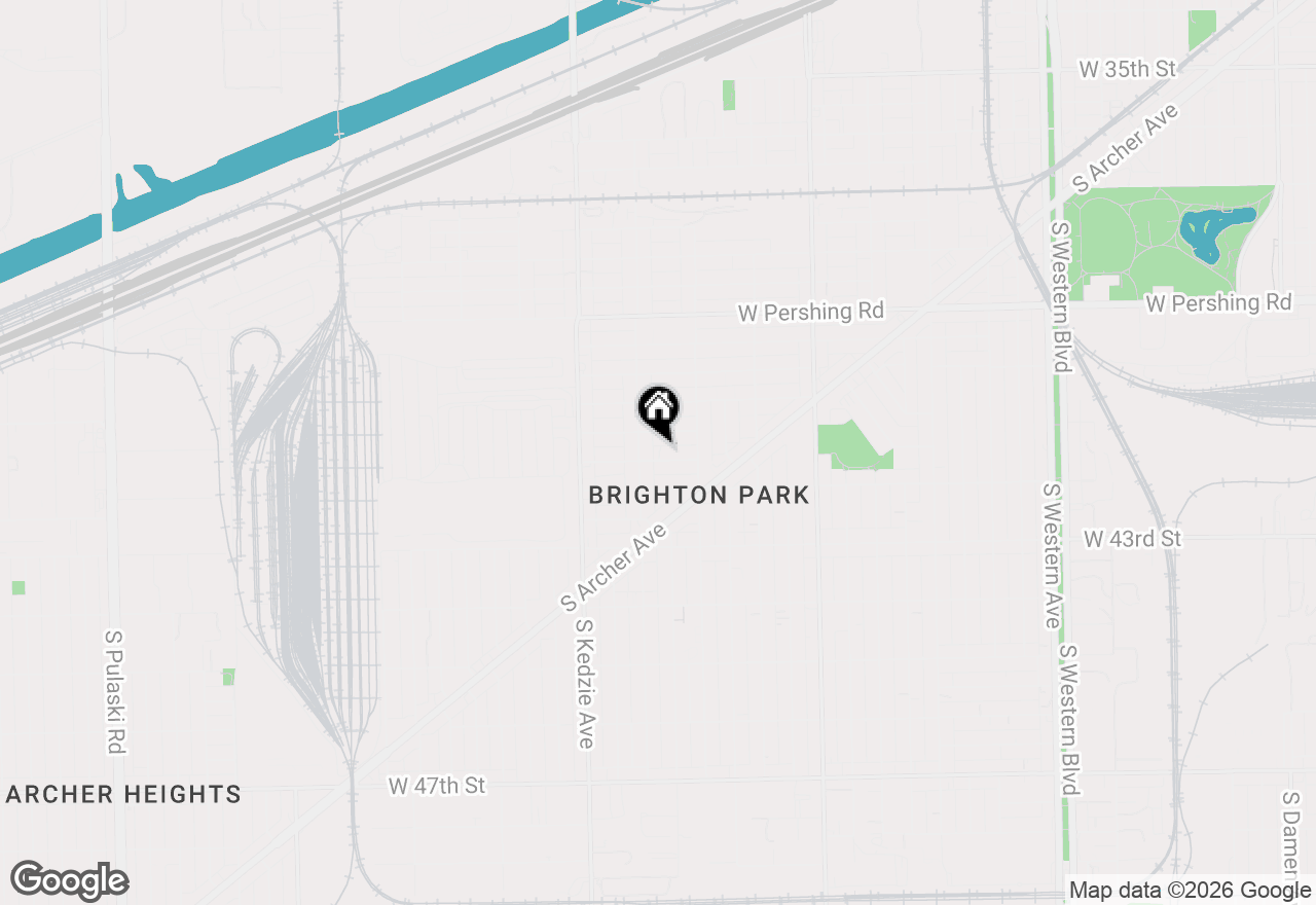 Map of 3040 W 41st Place, Chicago, IL 60632