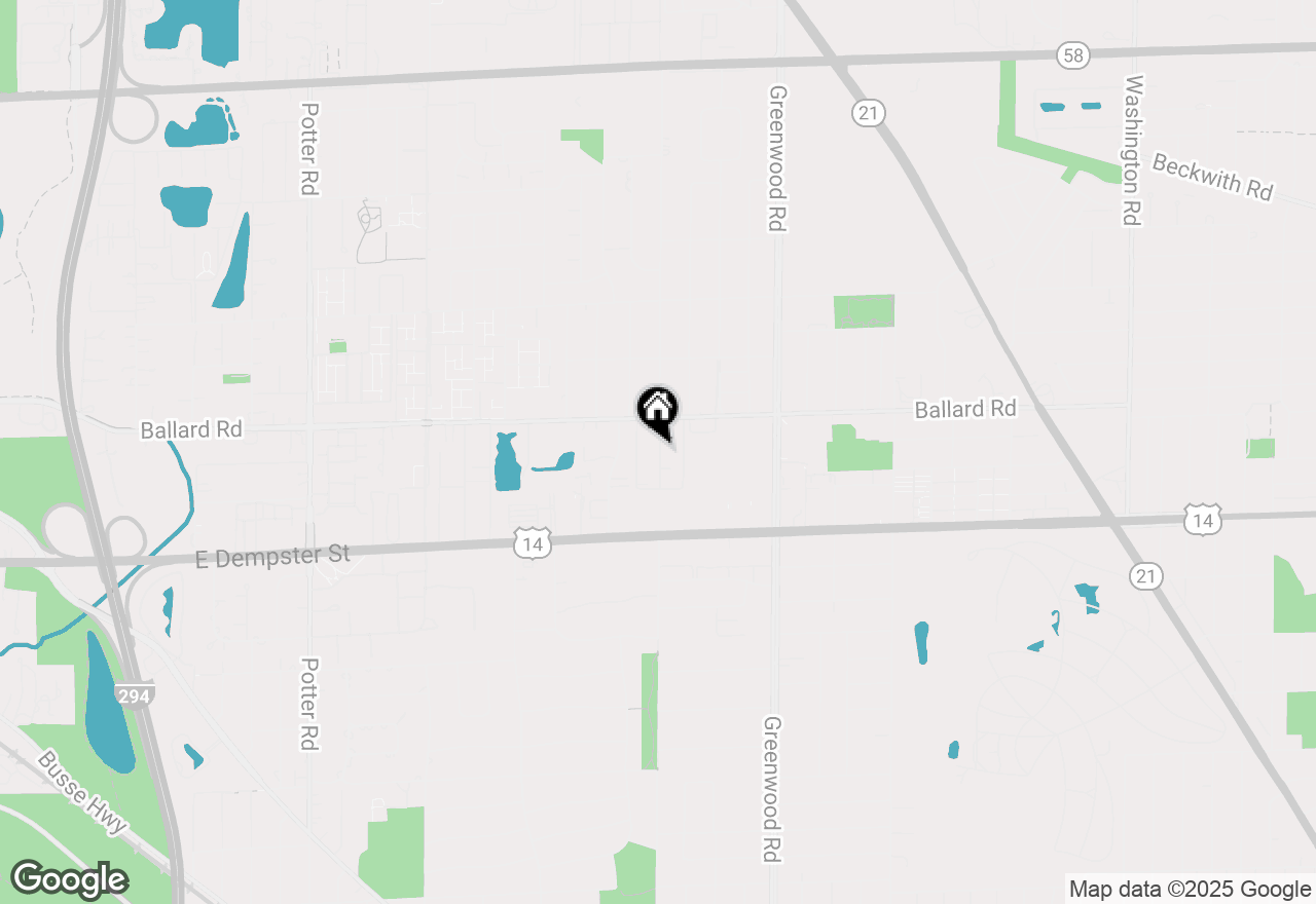 Map of 8901 N Western Avenue #211, Des Plaines, IL 60016