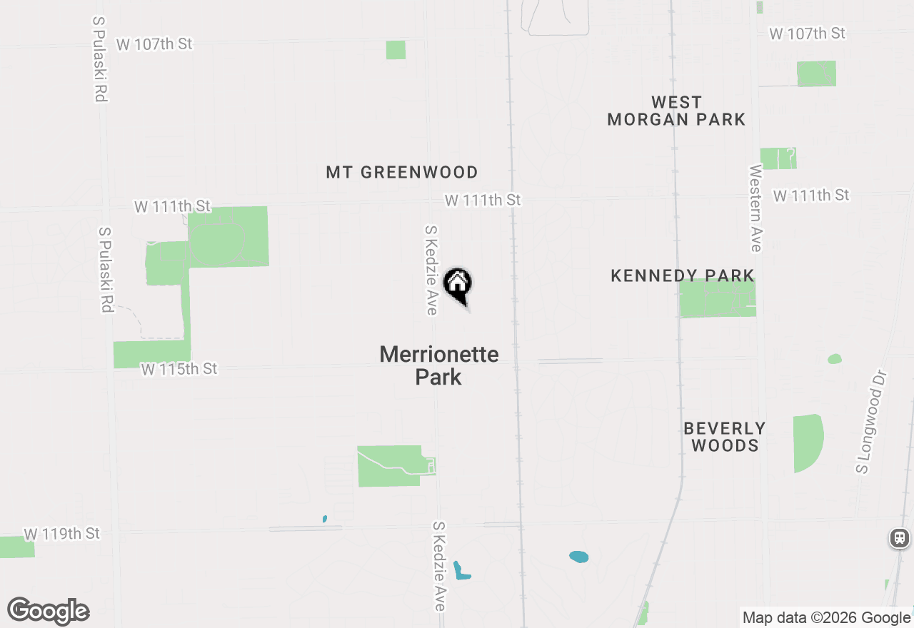 Map of 10323 S Troy Avenue, Chicago, IL 60655