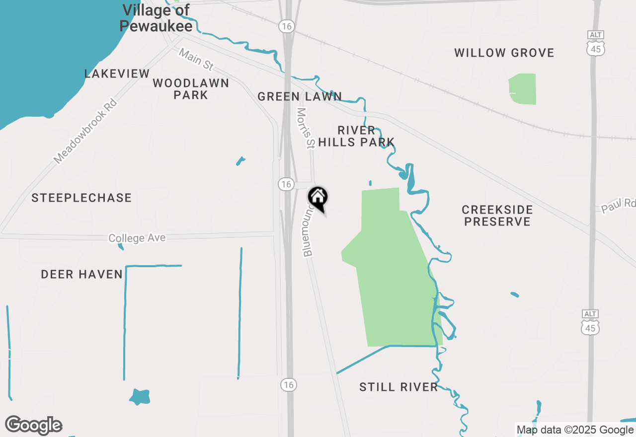 Map of N28W25273 Parkway Ridge Cir #-A BLDG 13 UNIT 48, Pewaukee, WI 53072