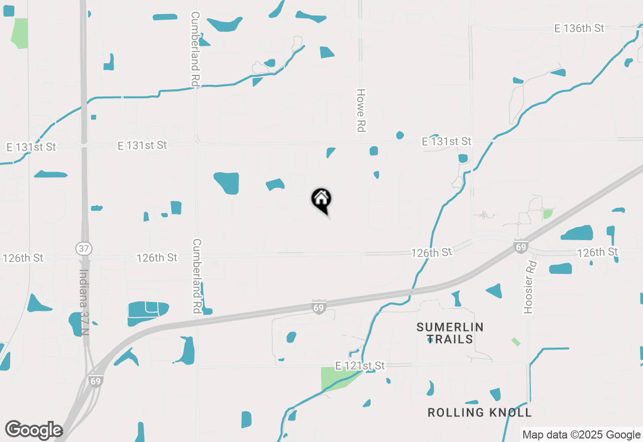 Map of 12743 Locksley Place, Fishers, IN 46038