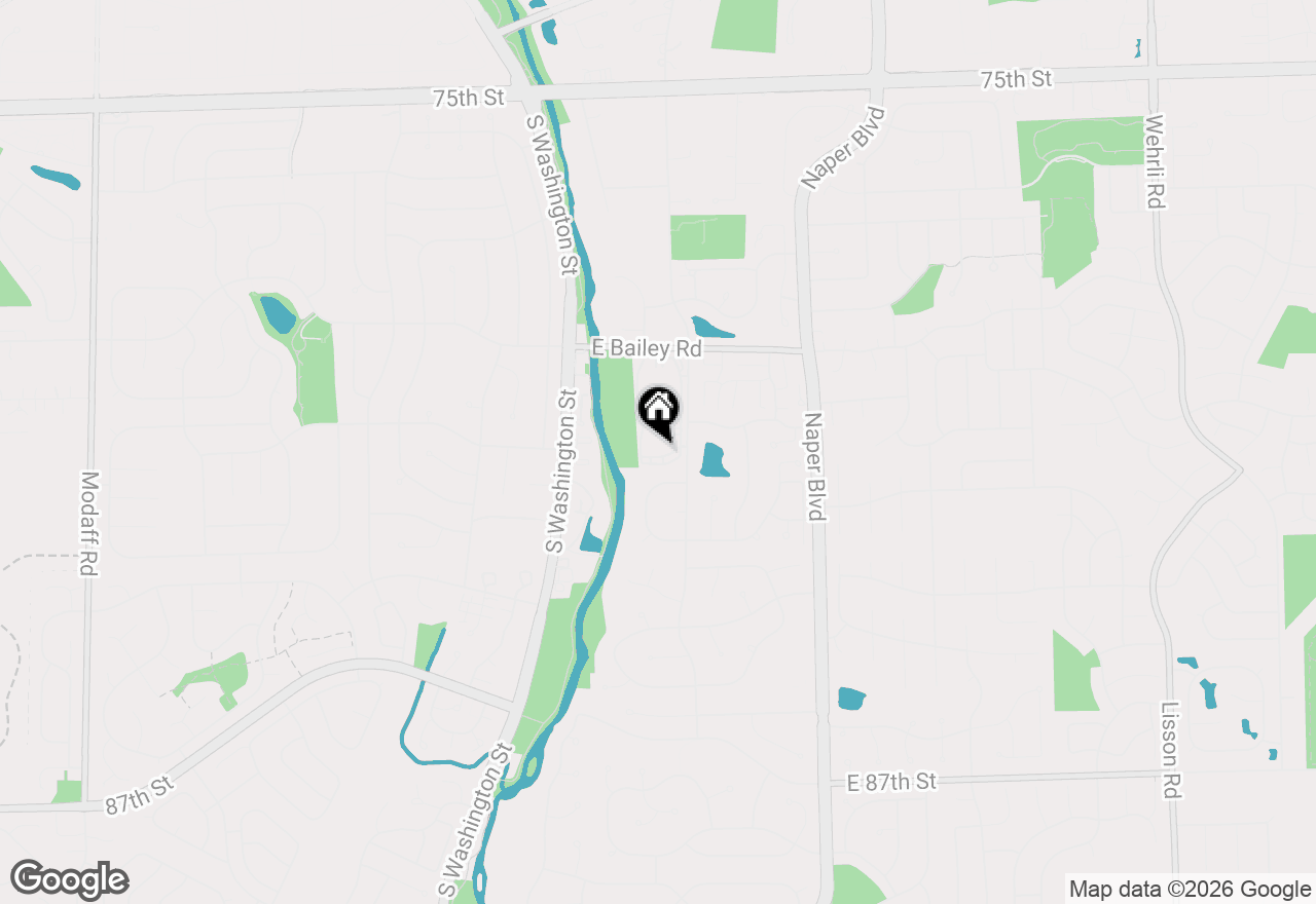 Map of 264 E Bailey Road #H, Naperville, IL 60565