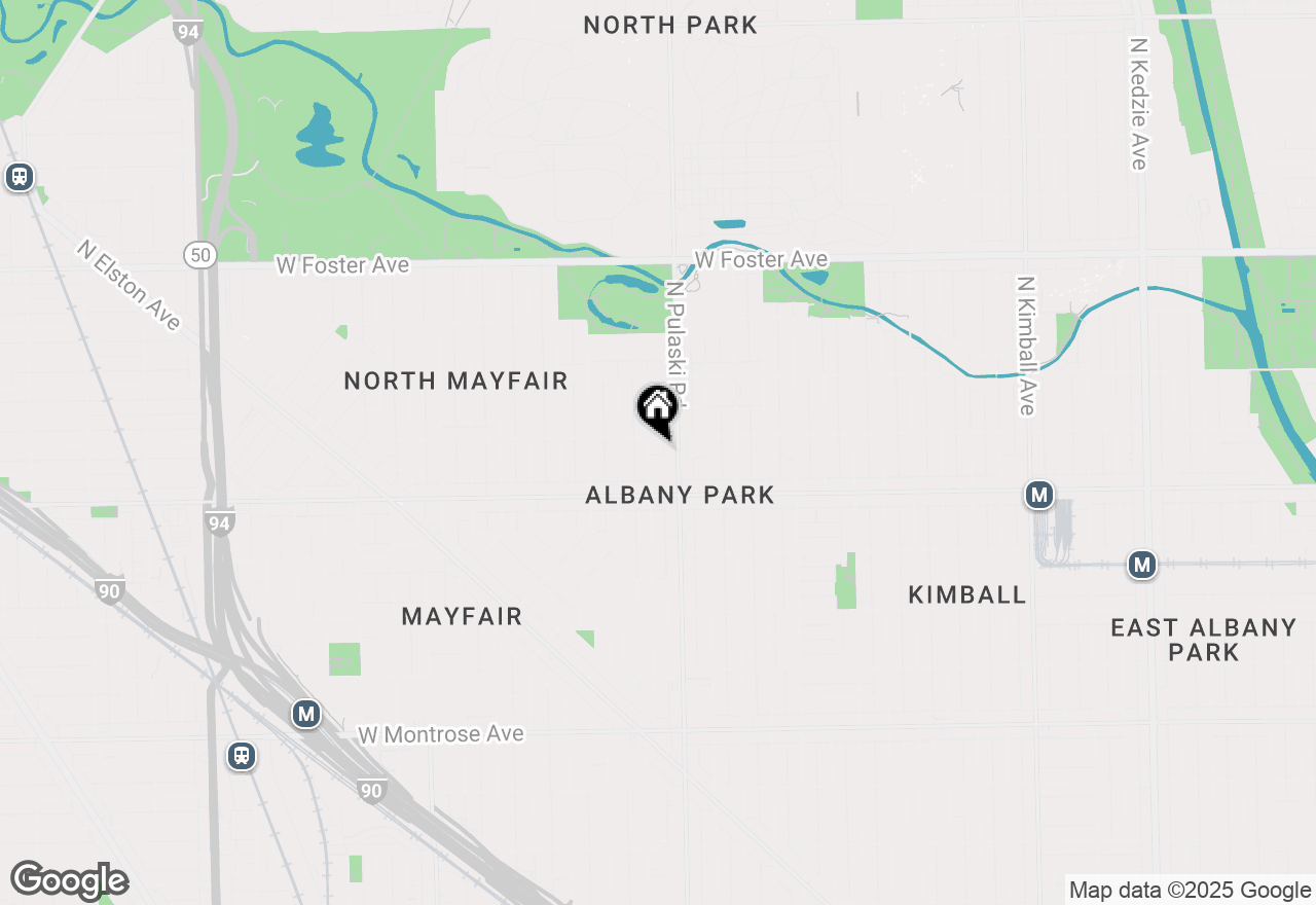 Map of 4845 N Keystone Avenue #2S, Chicago, IL 60630