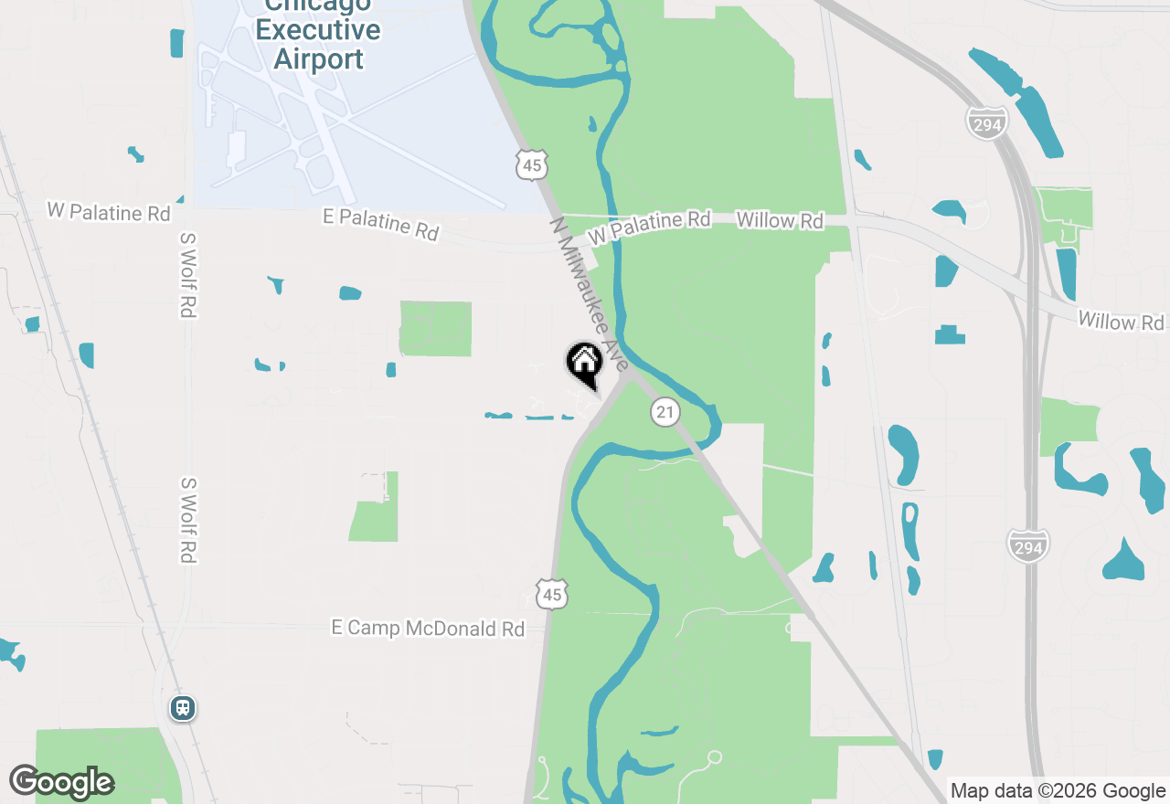 Map of 948 E Old Willow Road #204, Prospect Heights, IL 60070