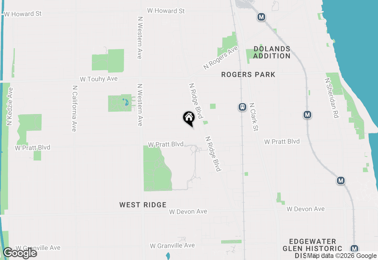 Map of 2060 W Farwell Avenue #2, Chicago, IL 60645