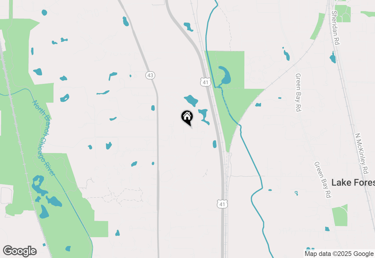 Map of 850 Gage Lane, Lake Forest, IL 60045