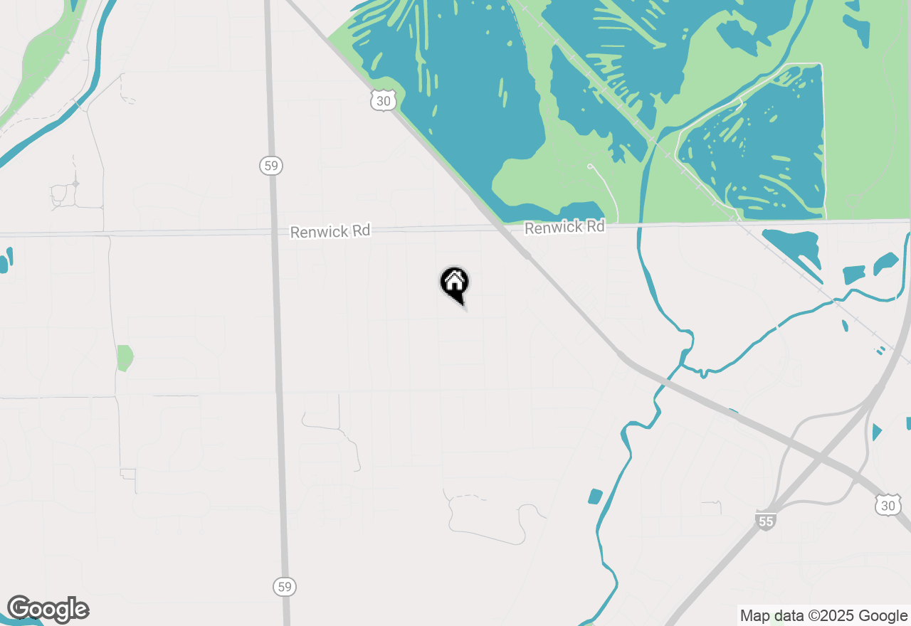 Map of 23538 W Rueben Street, Plainfield, IL 60586