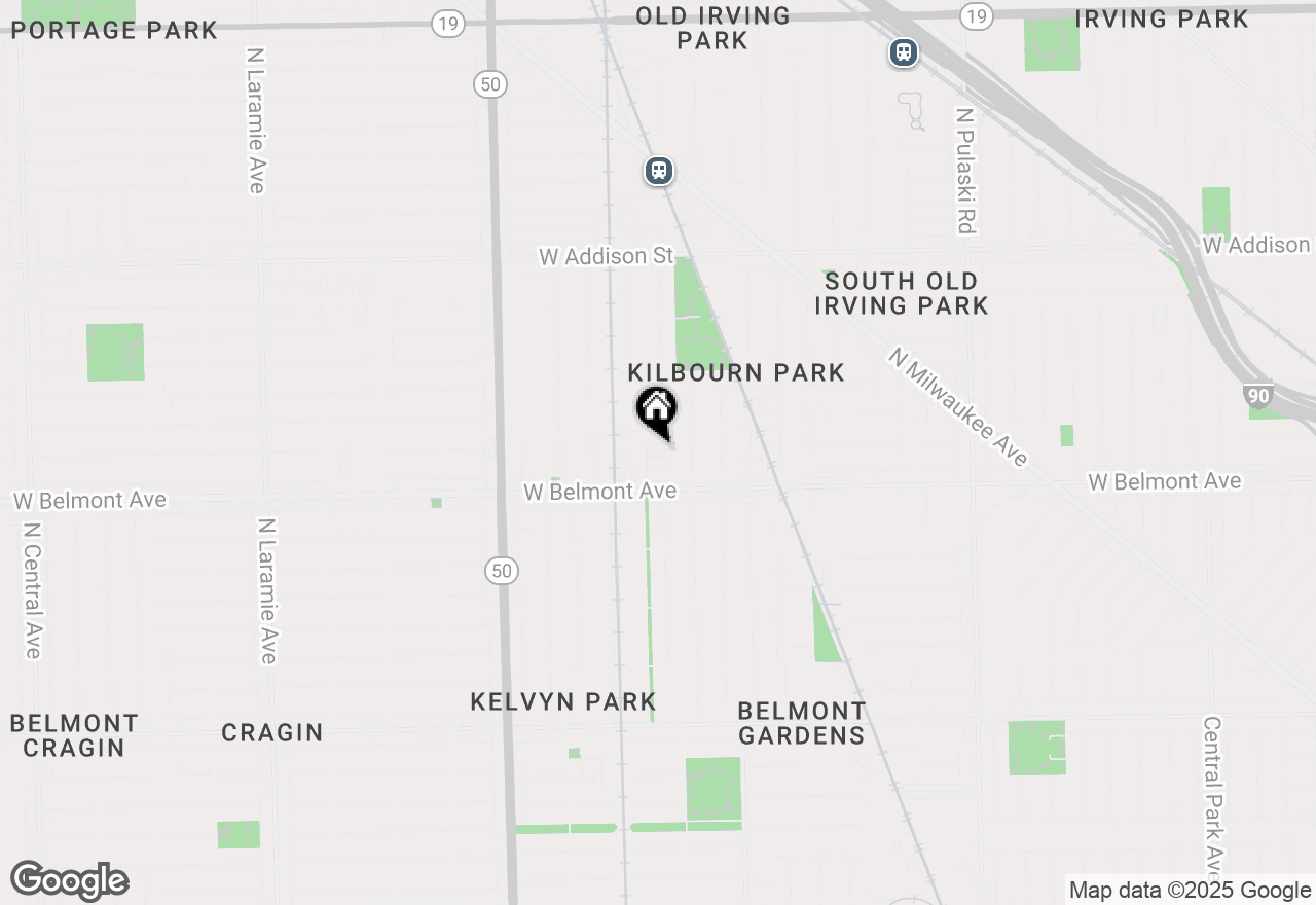 Map of 3238 N Kilbourn Avenue #1, Chicago, IL 60641