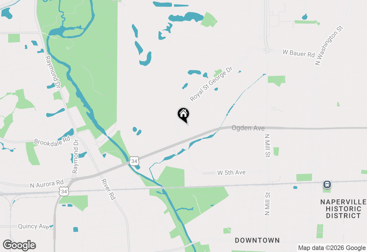 Map of 917 Royal Blackheath Court, Naperville, IL 60563