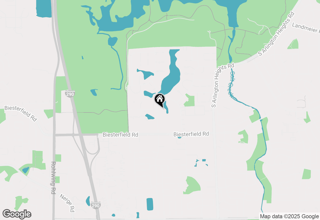 Map of 805 Leicester Road #B105, Elk Grove Village, IL 60007