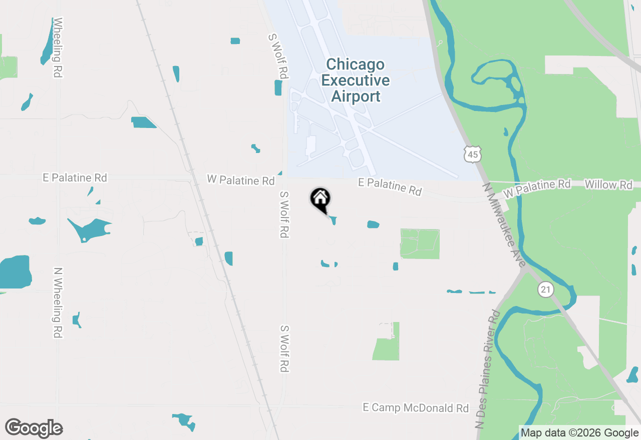 Map of 670 Pinecrest Drive #101, Prospect Heights, IL 60070