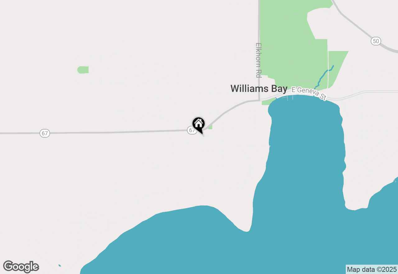 Map of 24 Stam St, Williams Bay, WI 53191
