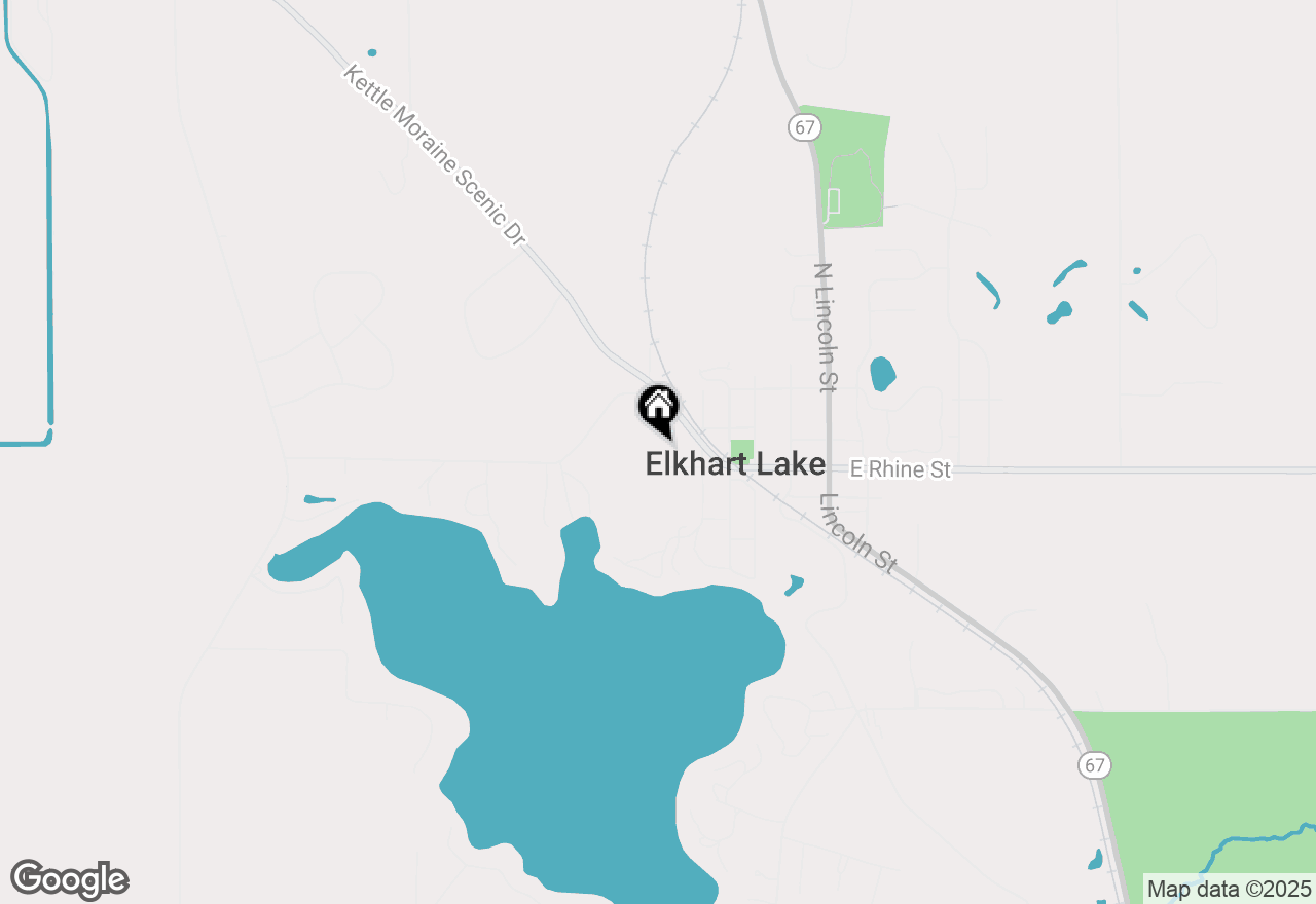 Map of 61 Spring St, Elkhart Lake, WI 53020