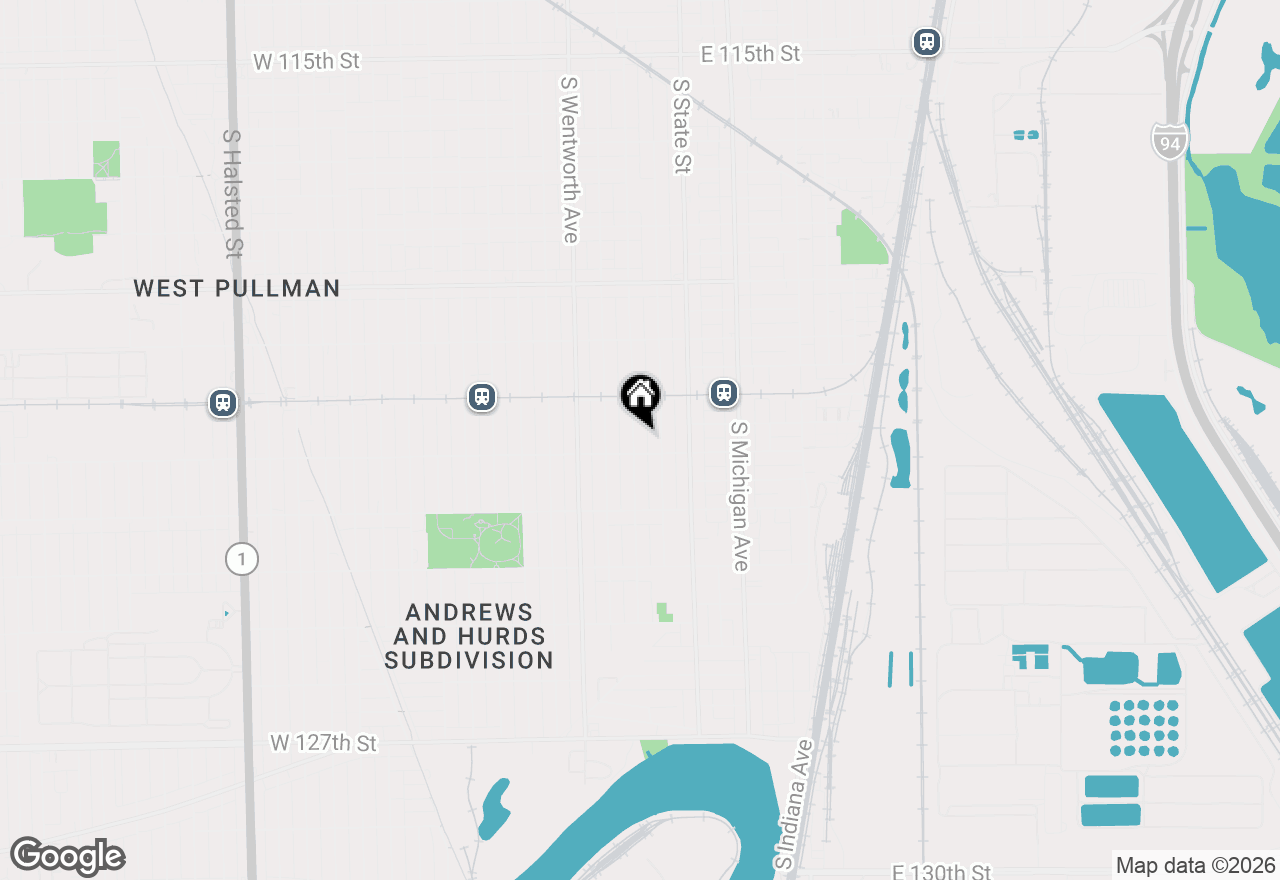Map of 12145 S Perry Avenue, Chicago, IL 60628