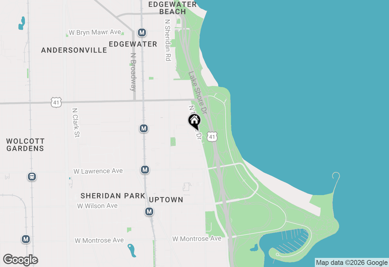 Map of 4950 N Marine Drive #106, Chicago, IL 60640