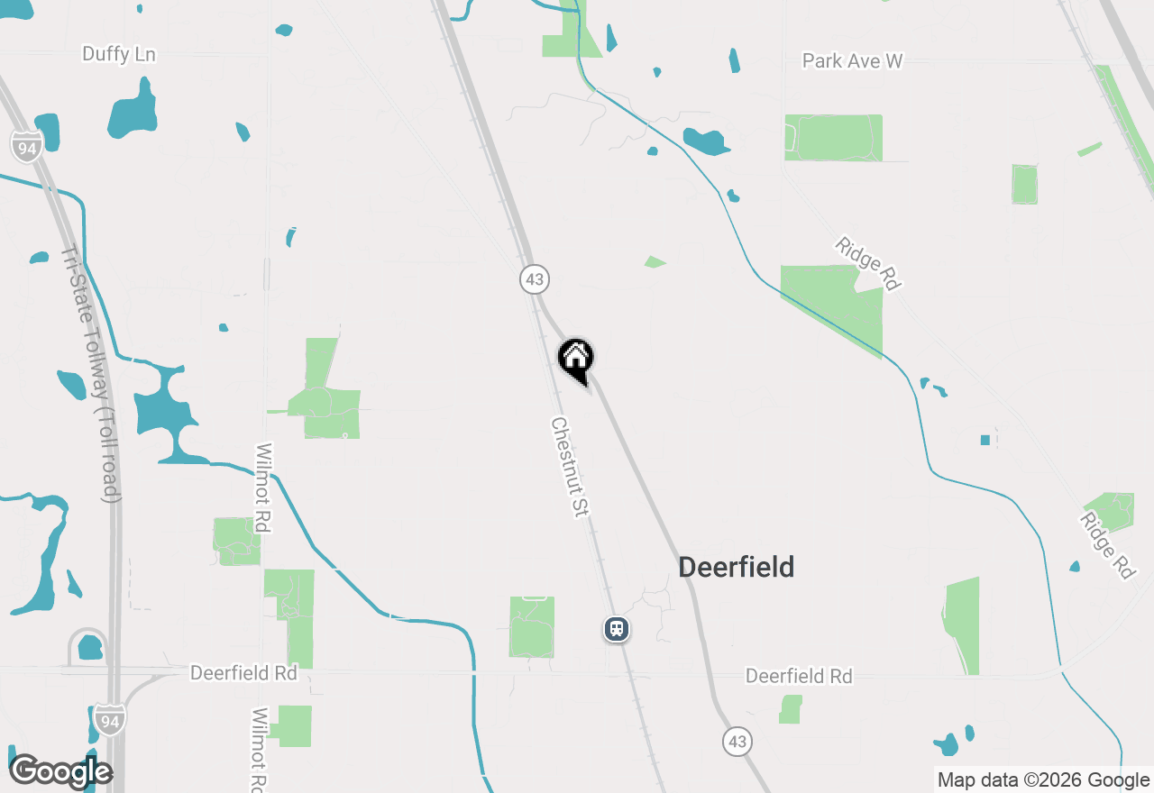 Map of 1309 Barclay Lane #1309, Deerfield, IL 60015