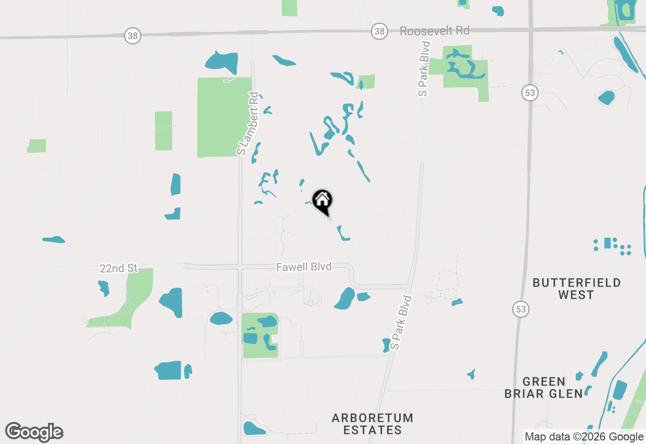 Map of 465 Raintree Court #2B, Glen Ellyn, IL 60137