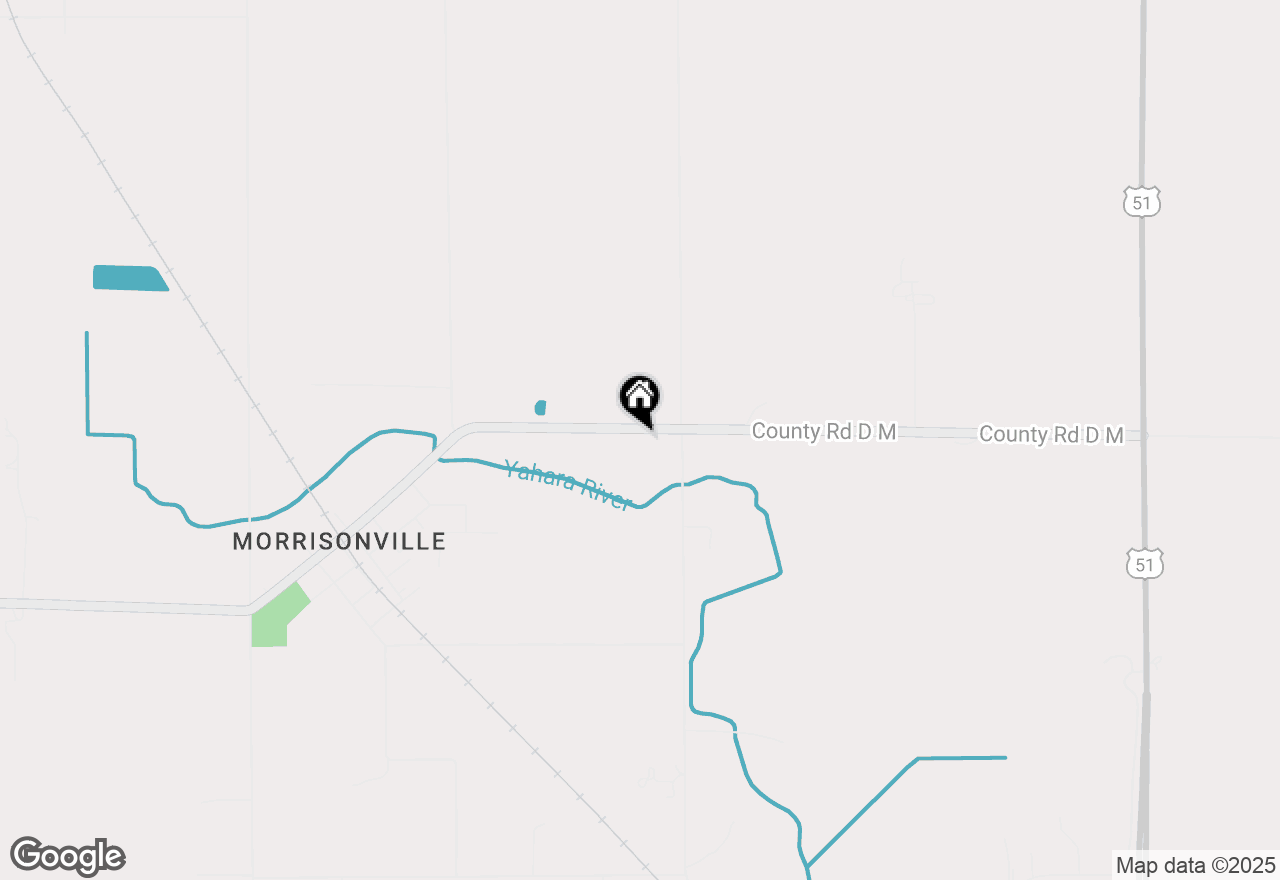 Map of 4511 County Road Dm, Deforest, WI 53532