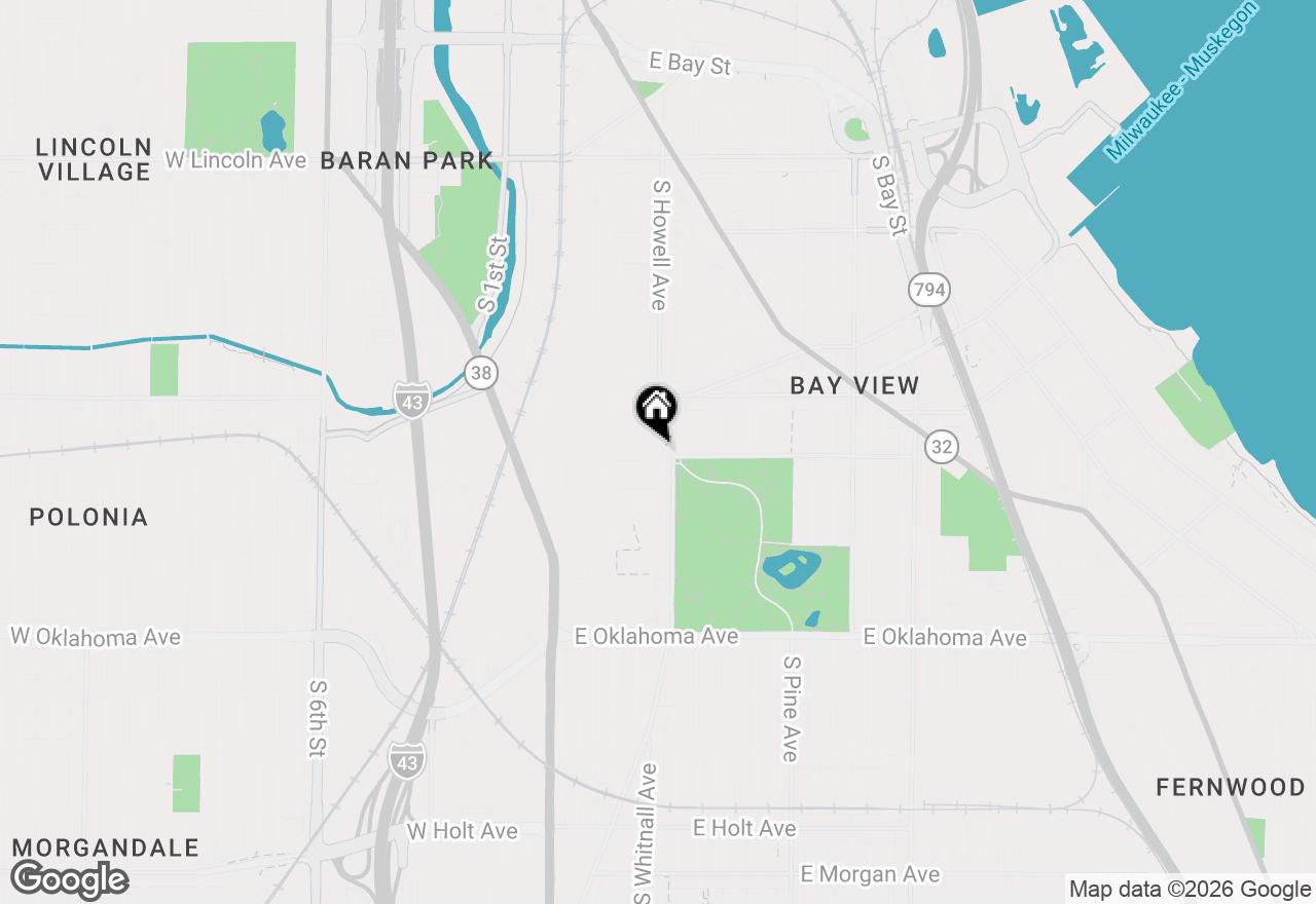 Map of 359 E Montana St, Milwaukee, WI 53207