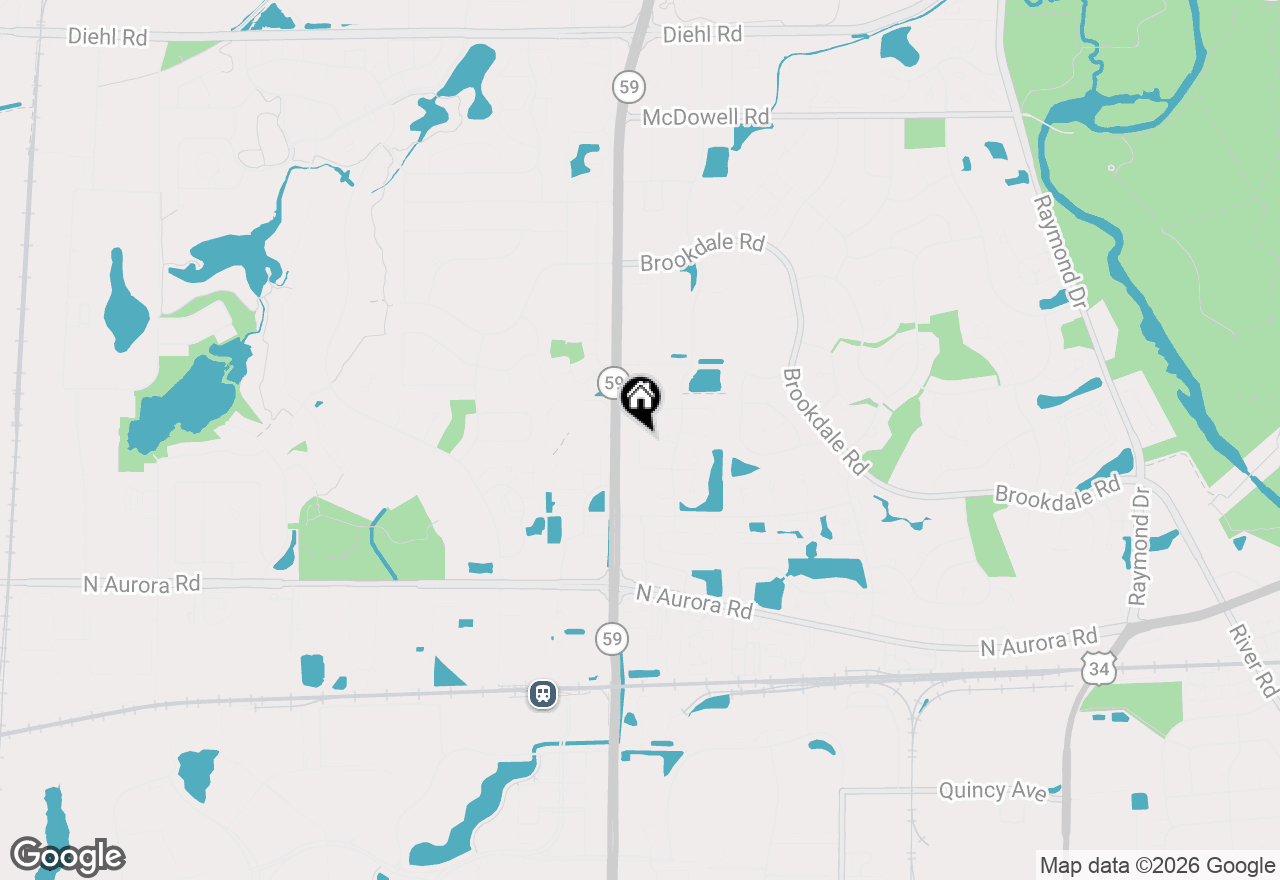 Map of 980 Sheridan Circle #980, Naperville, IL 60563