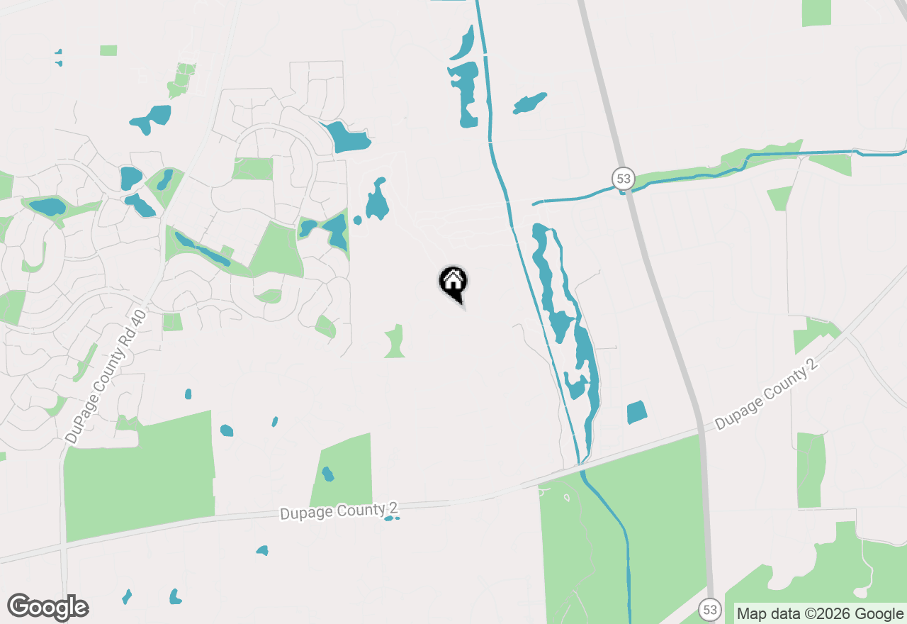 Map of 6437 Greene Road, Woodridge, IL 60517