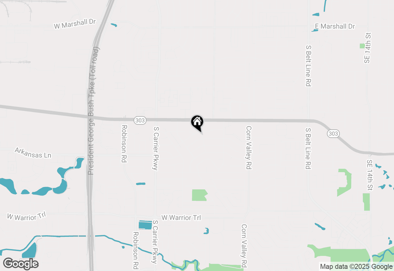 Map of 509 Cranbrook Lane, Grand Prairie, TX 75052