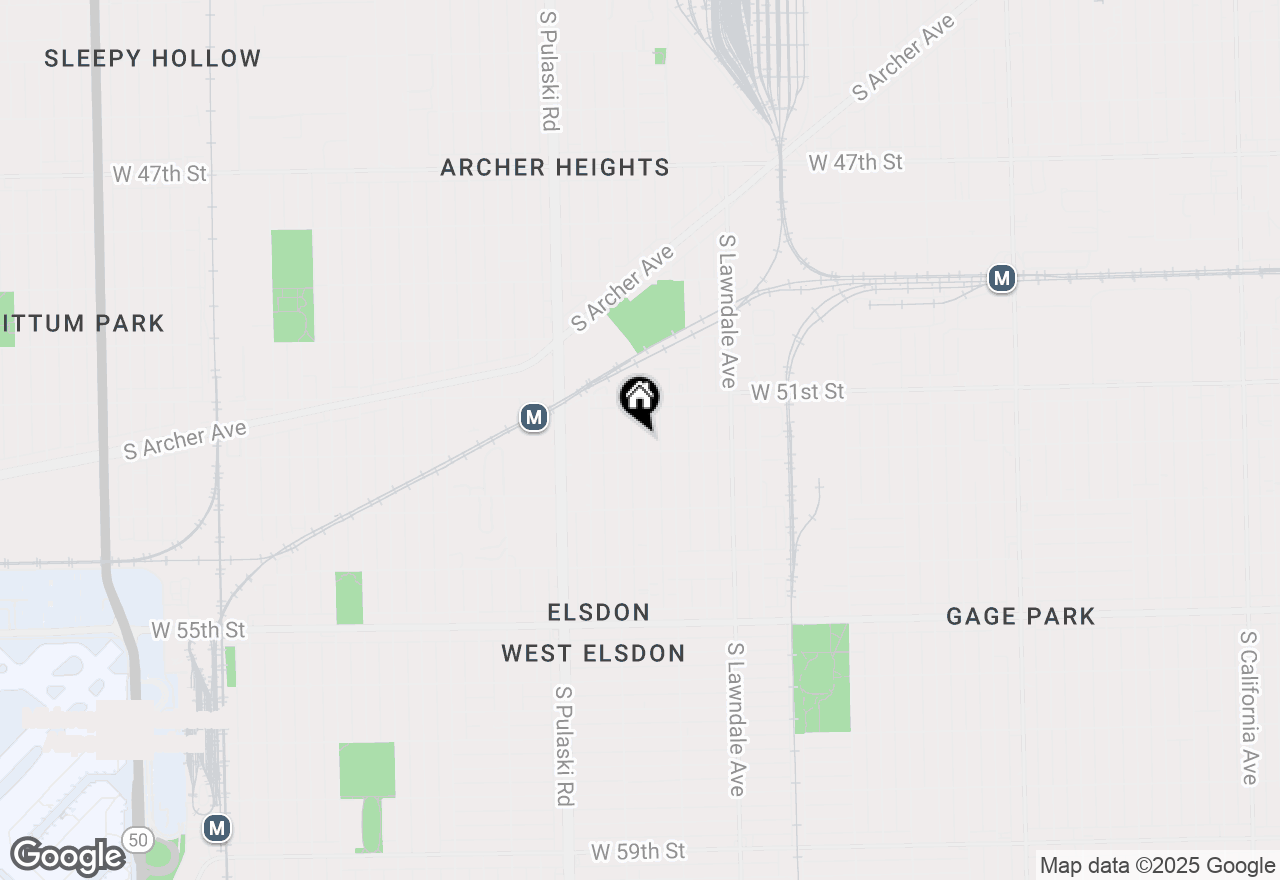 Map of 5150 S Avers Avenue, Chicago, IL 60632