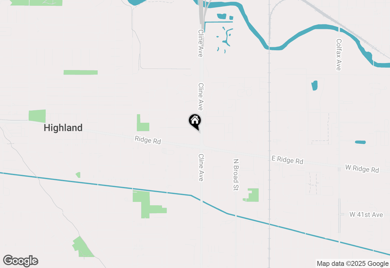 Map of 3931 Clough Avenue, Highland, IN 46322