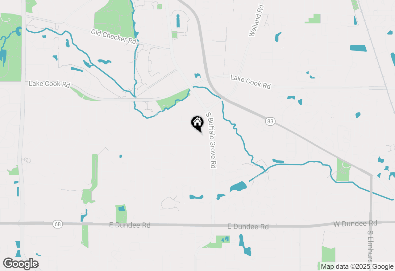 Map of 98 Glendale Road, Buffalo Grove, IL 60089