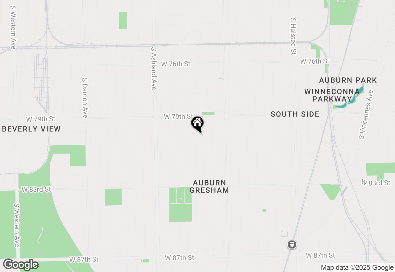 Map of 8004 S Ada Street, Chicago, IL 60620