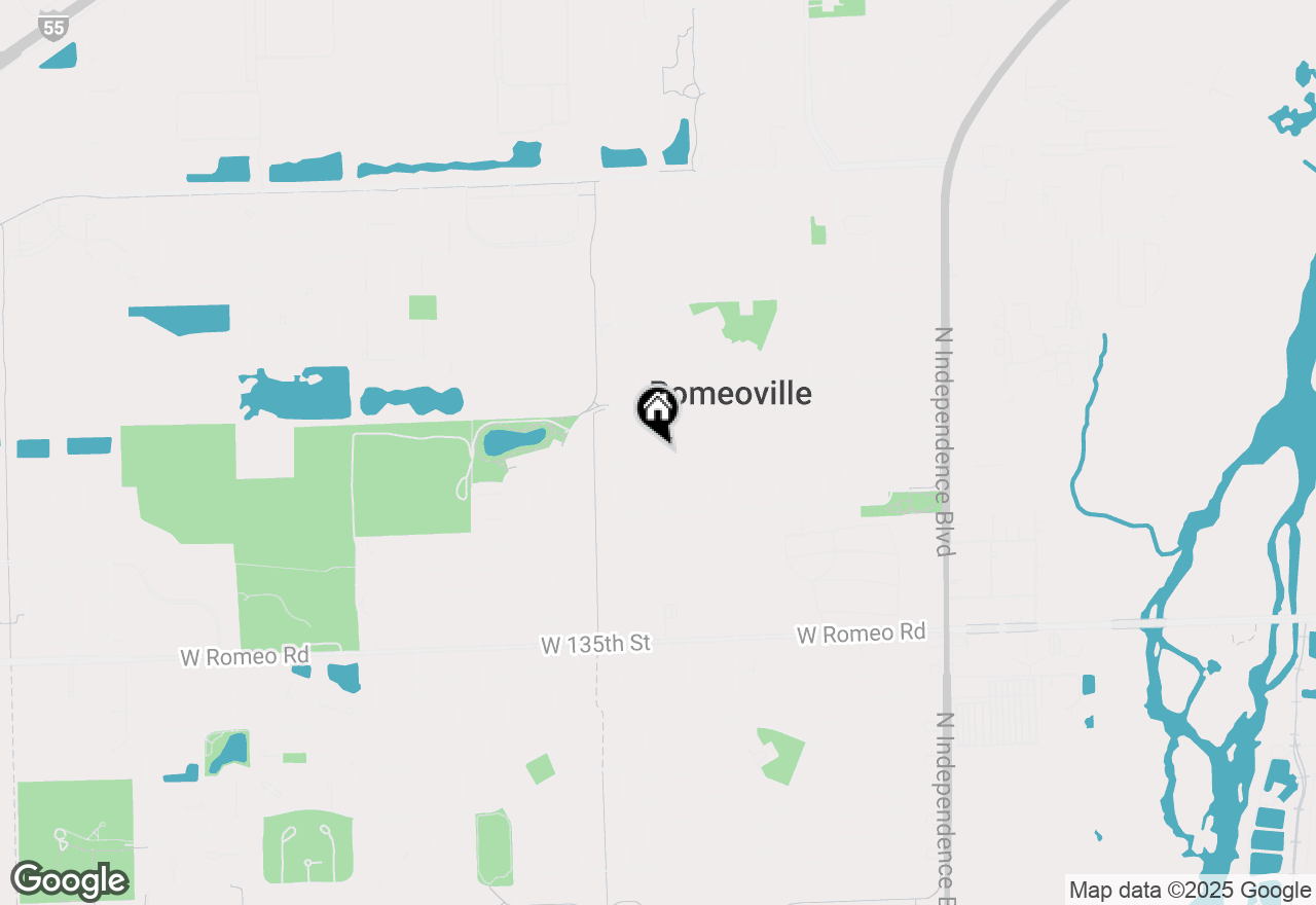 Map of 419 Laurel Avenue, Romeoville, IL 60446