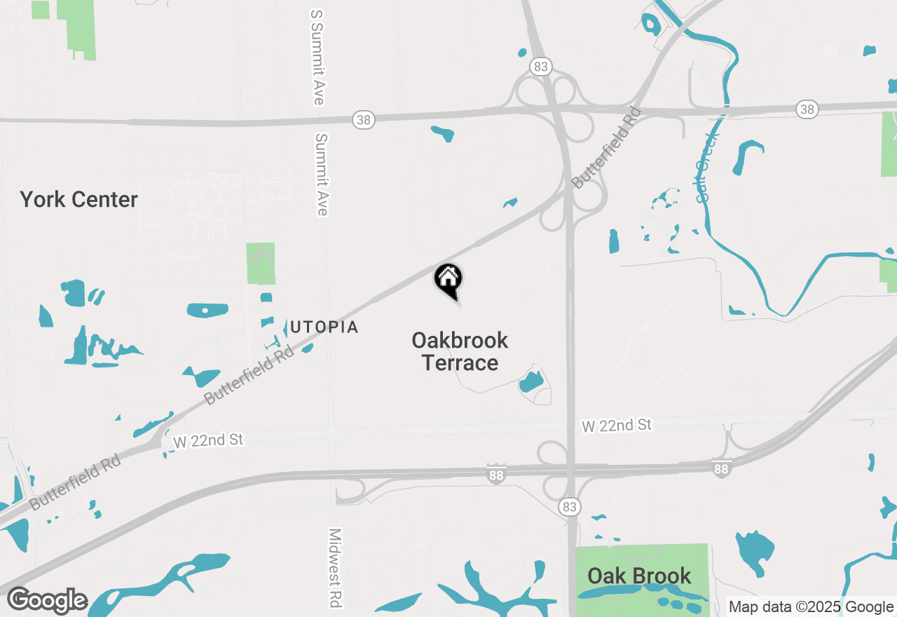Map of 17W287 Stillwell Road, Oakbrook Terrace, IL 60181