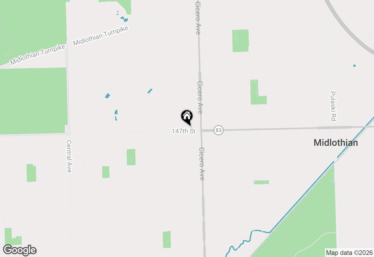 Map of 14655 Lamon Avenue #2N, Midlothian, IL 60445