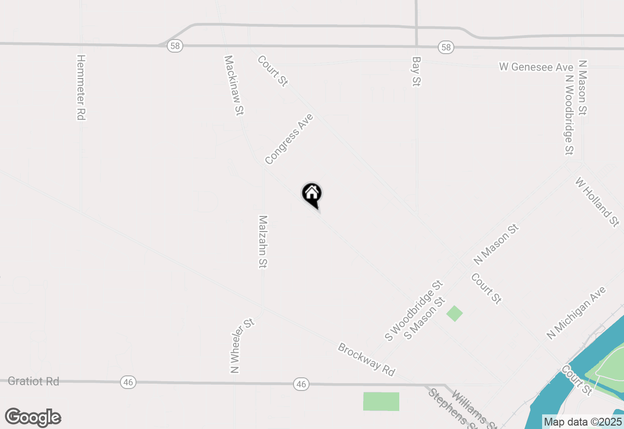 Map of 2419 Mackinaw Street, Saginaw, MI 48602