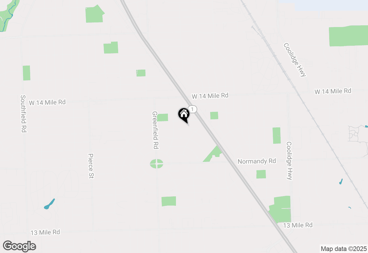 Map of 4302 Sheridan Drive, Royal Oak, MI 48073