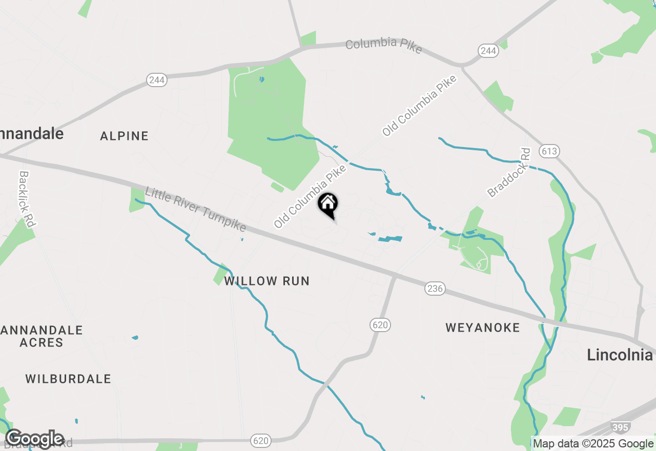 Map of 6626 Cypress Point Road, Alexandria, VA 22312