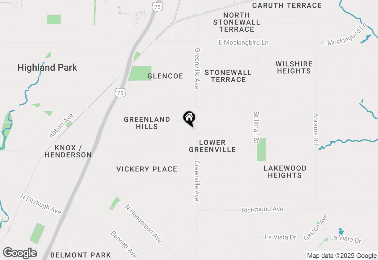 Map of 5623 Ridgedale Avenue, Dallas, TX 75206