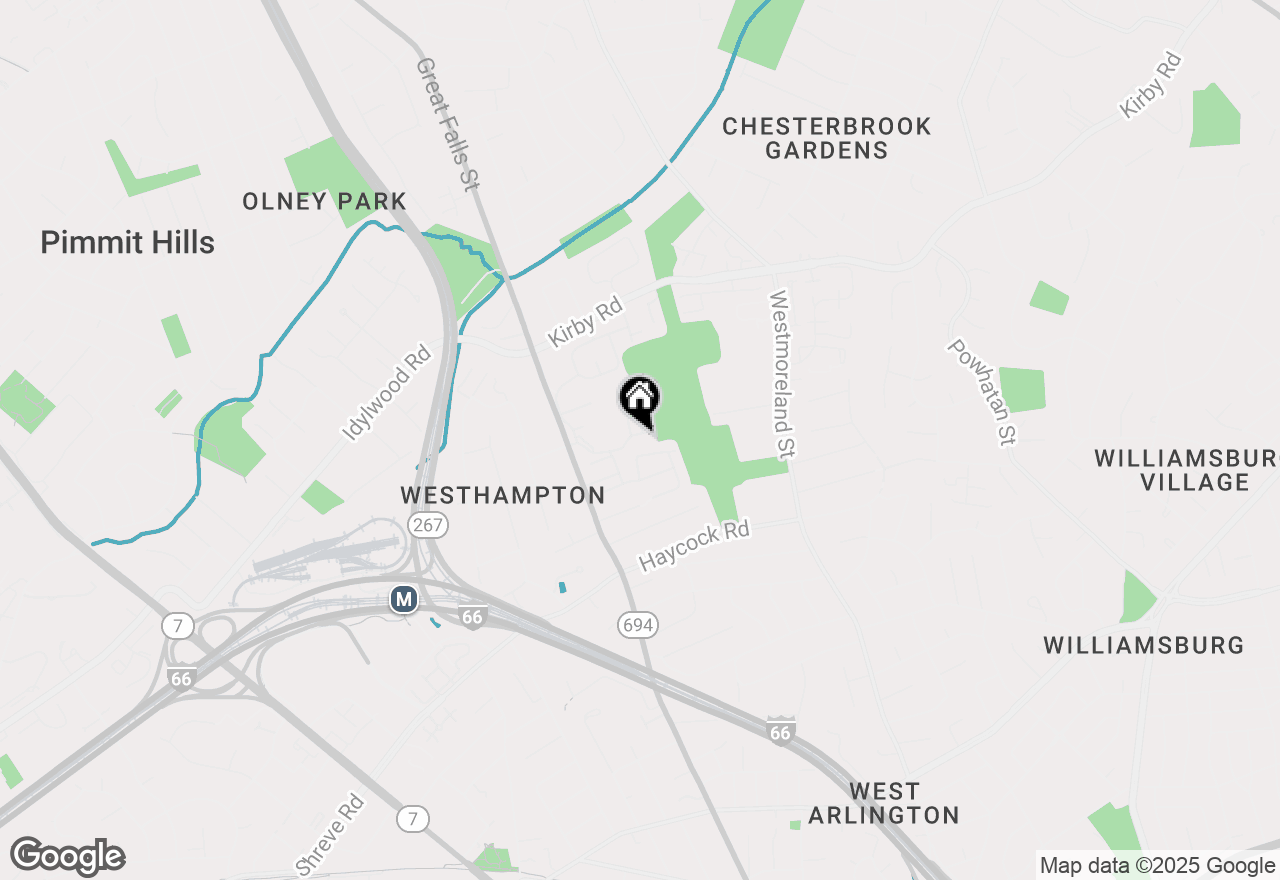 Map of 6881 Mclean Greens Court Nw, Falls Church, VA 22043