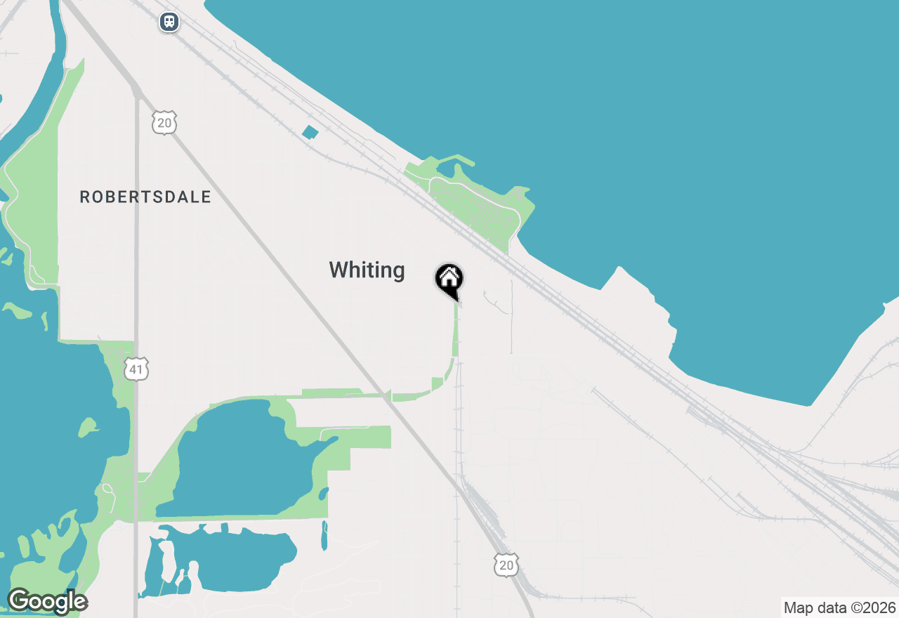 Map of 1941 Schrage Avenue, Whiting, IN 46394