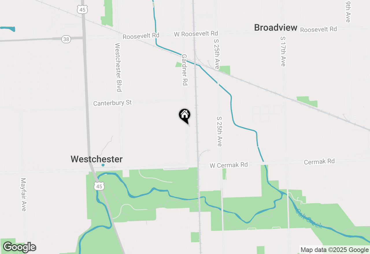 Map of 1840 Gardner Road, Westchester, IL 60154