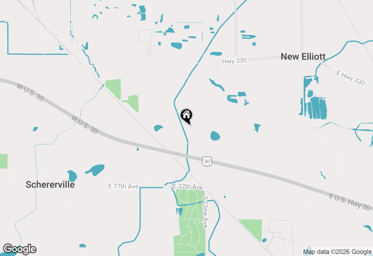 Map of 2027 Ashbury Lane #2, Schererville, IN 46375