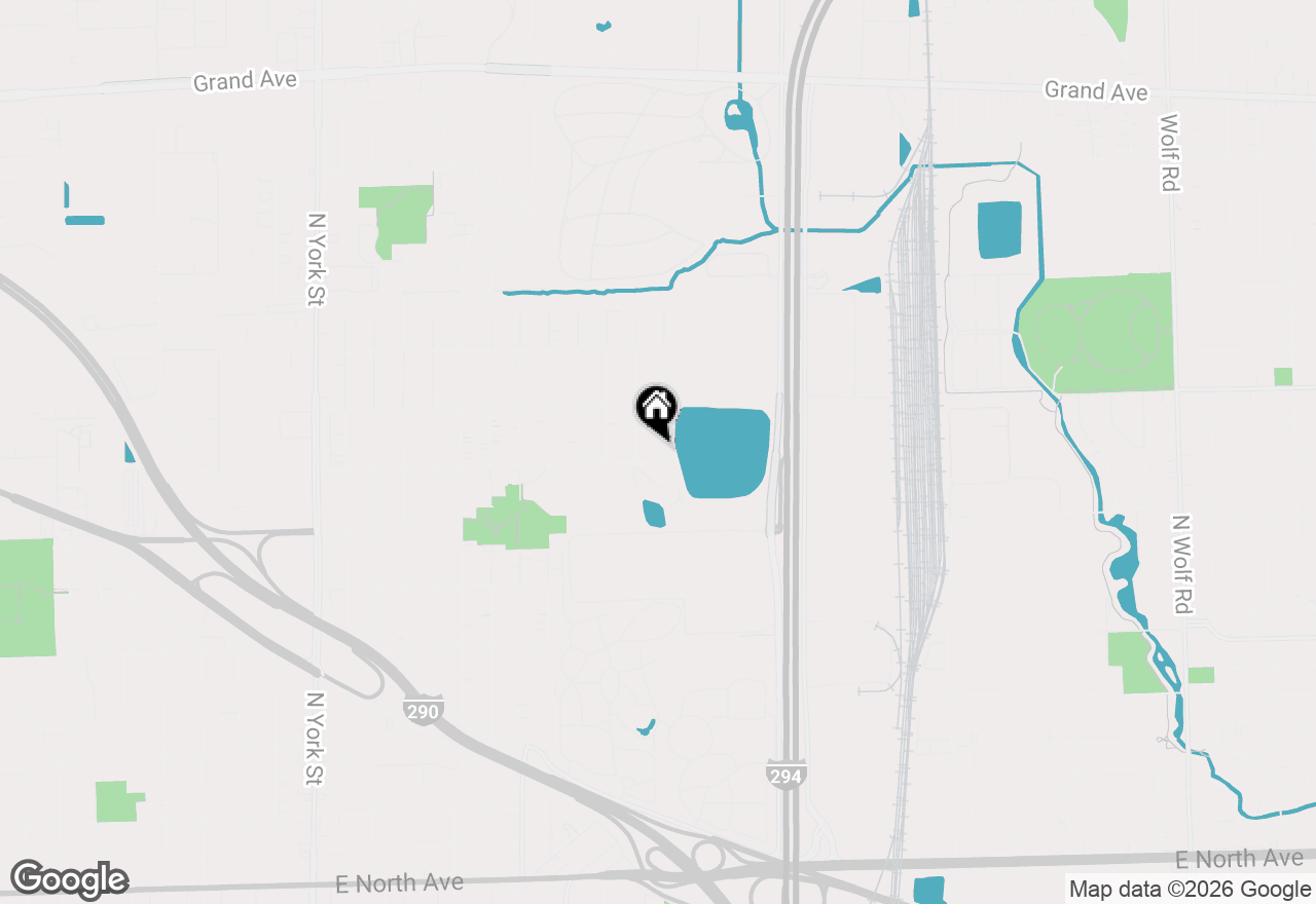 Map of 728 N Parker Street, Elmhurst, IL 60126