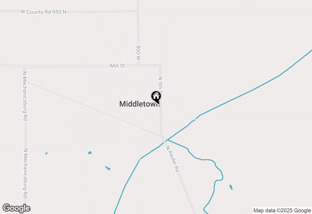 Map of 252 N 6th Street, Middletown, IN 47356