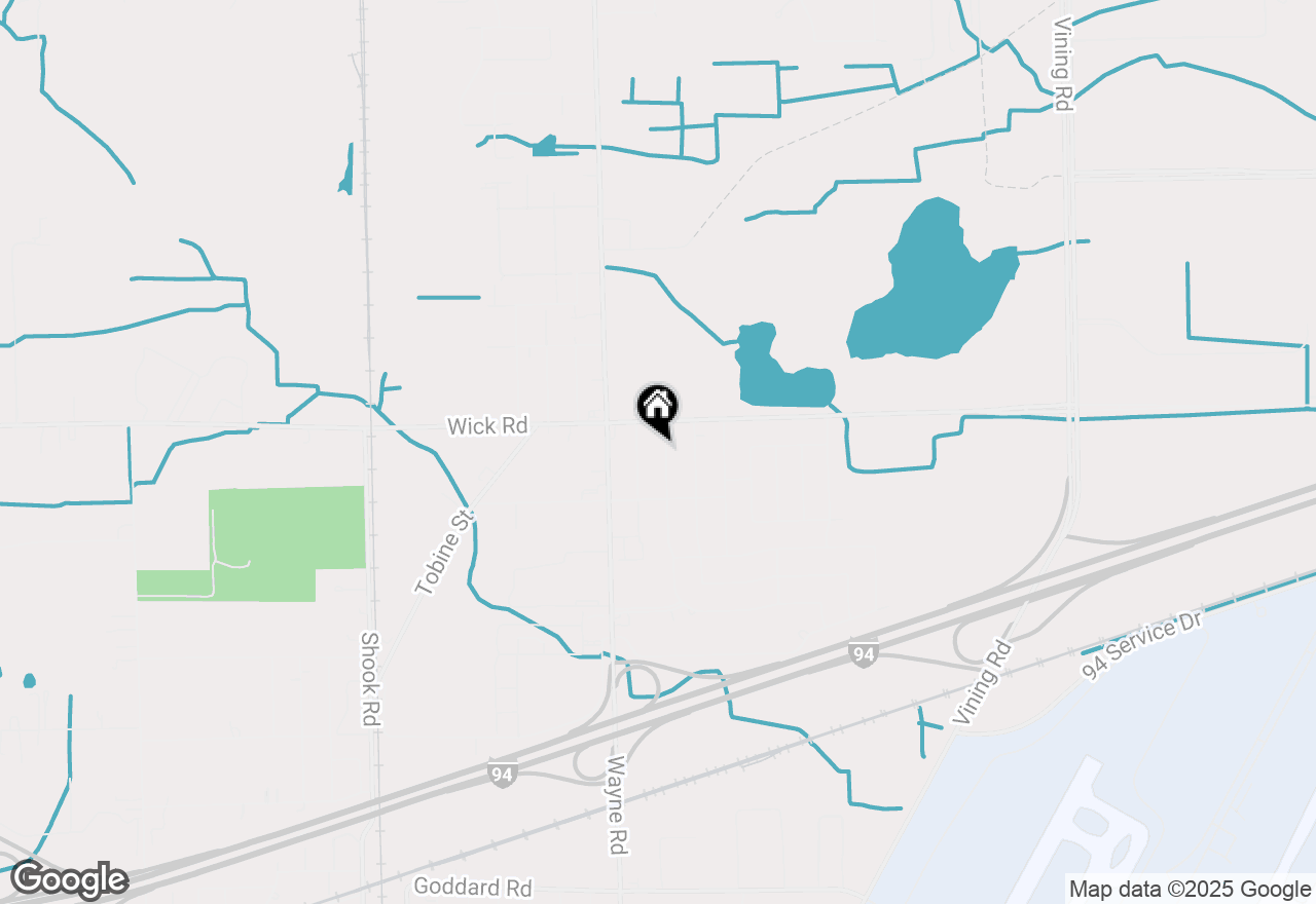 Map of 9262 Washington Street, Romulus, MI 48174
