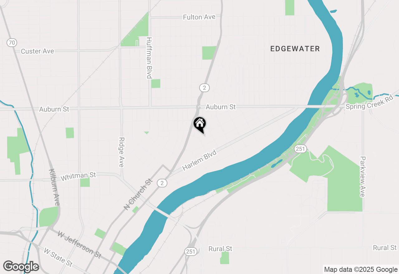 Map of 1317 Post Avenue, Rockford, IL 61103