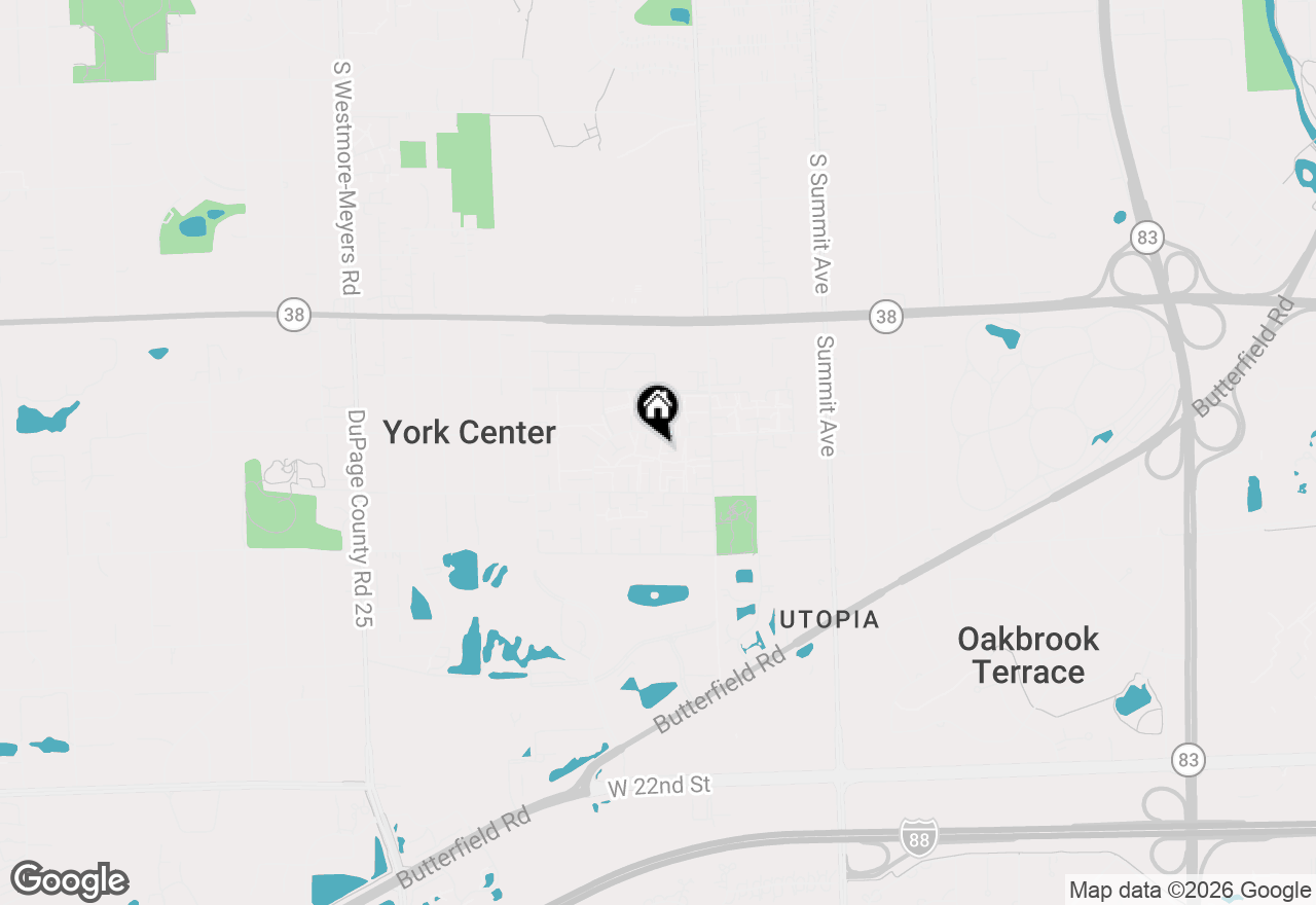 Map of 1S220 Holyoke Lane, Villa Park, IL 60181