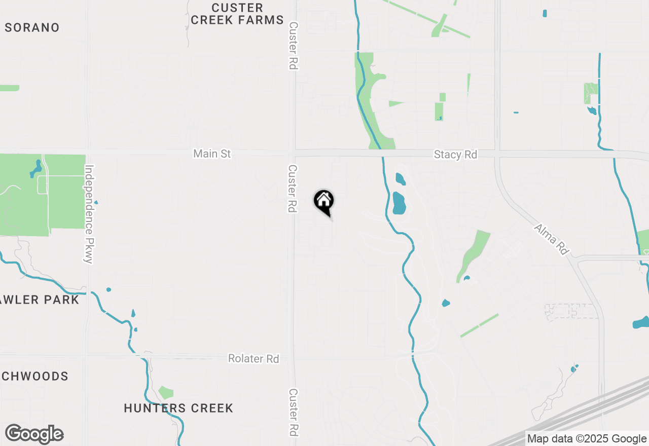 Map of 8629 Papa Trail, Mckinney, TX 75070