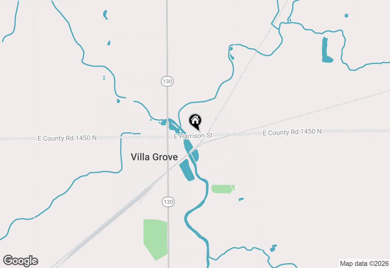 Map of (Address confidential), Villa Grove, Illinois 61956